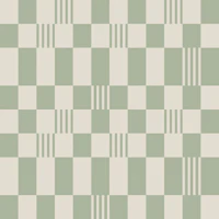 Sage Checkered Elegance tapete