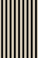 Classic thin stripes black beige ταπετσαρία