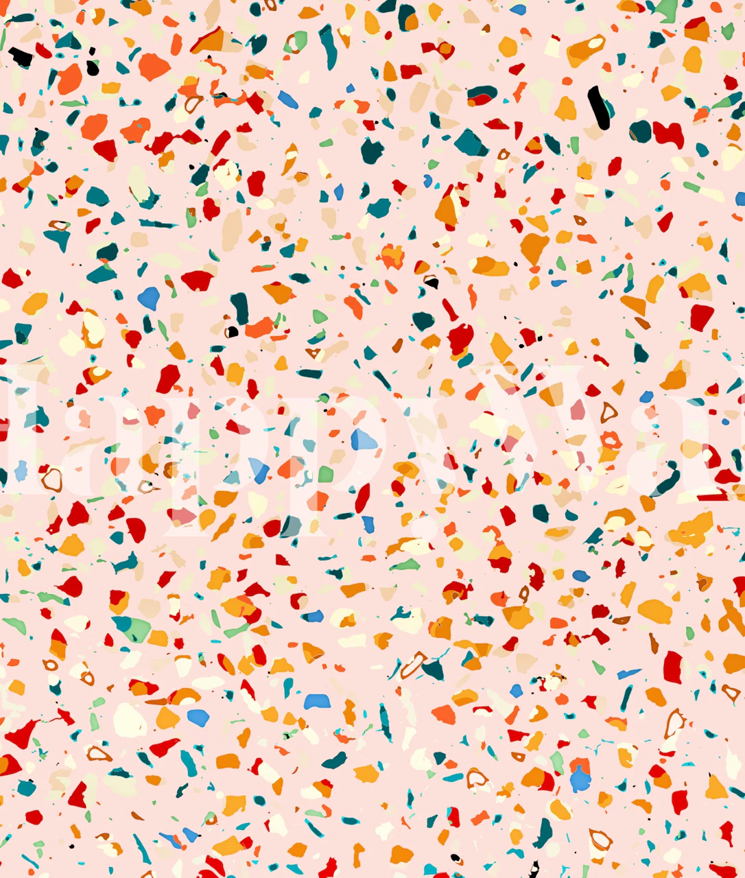 Tapeta Blush Terrazzo v pokoji