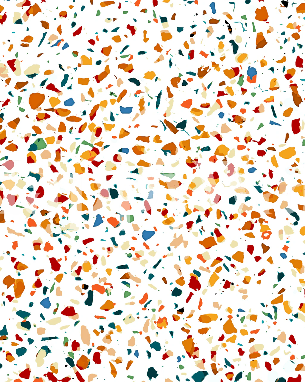 Tan Terrazzo wallpaper design in a room