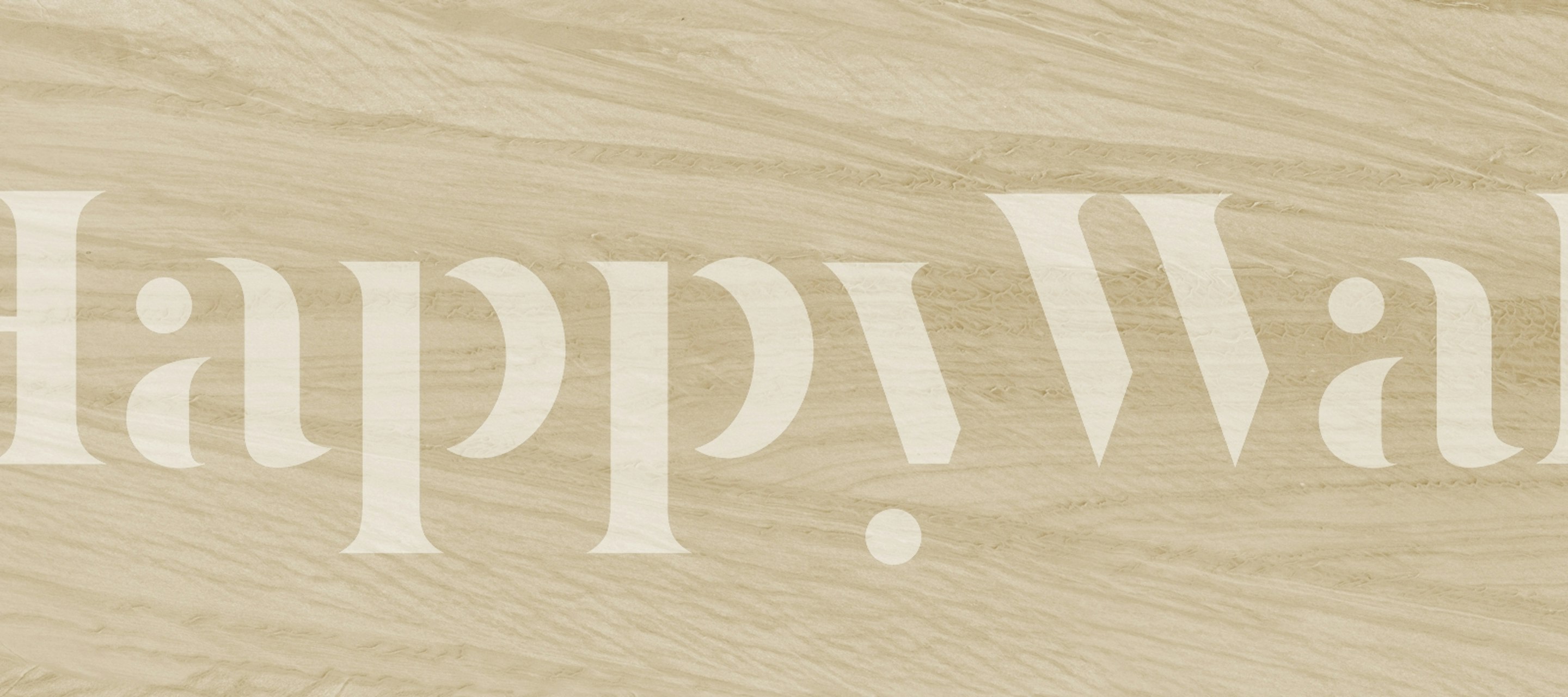 Soft beige wood style wallpaper with natural stone look.