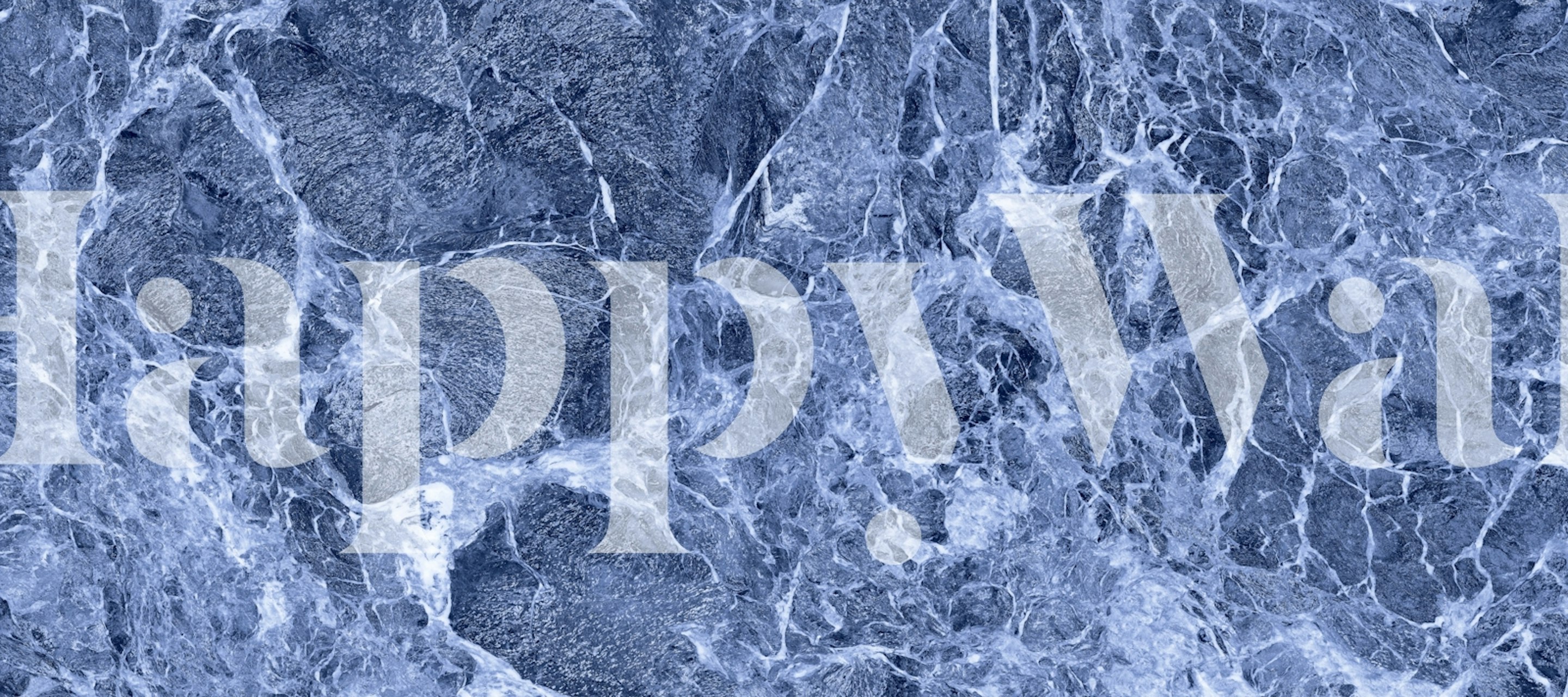 Blue marble texture with intricate patterns wallpaper