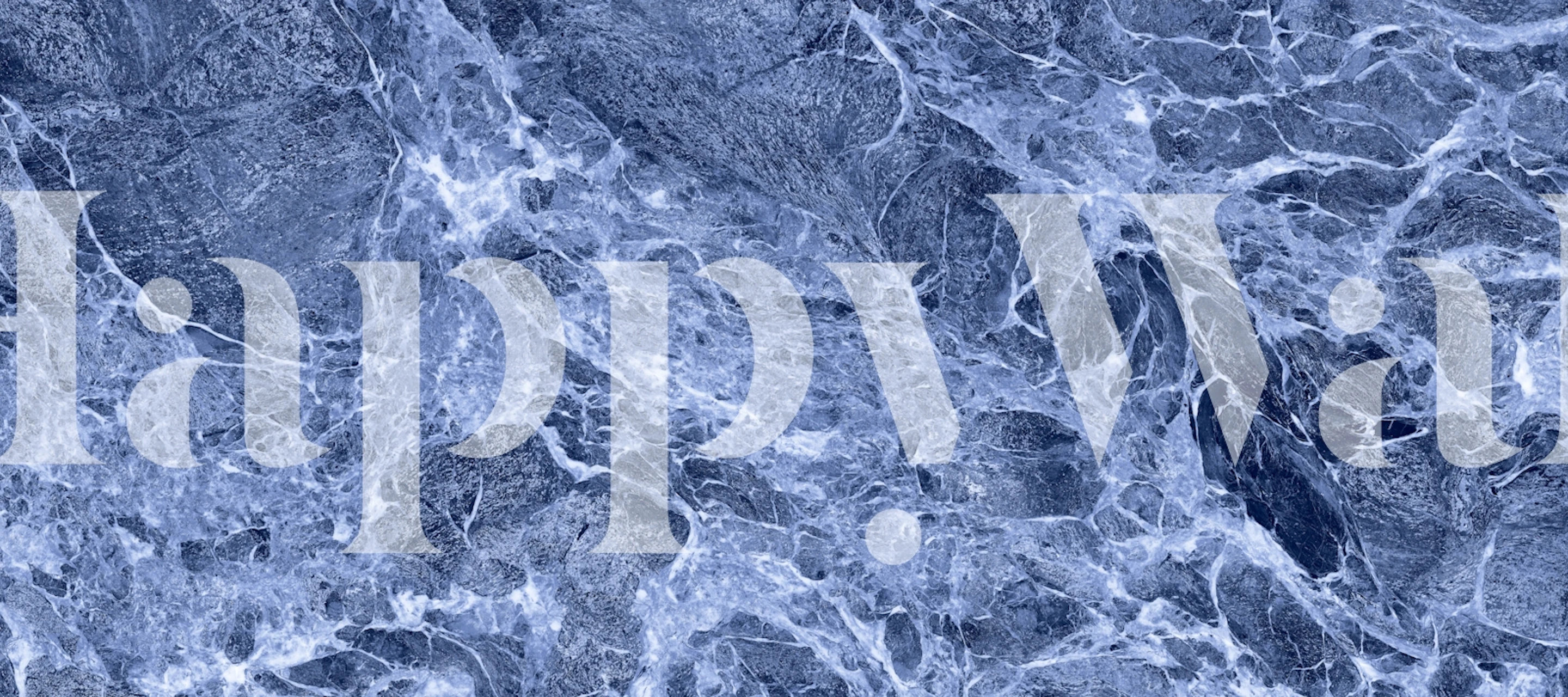 Blue onyx tile look granite stone wallpaper