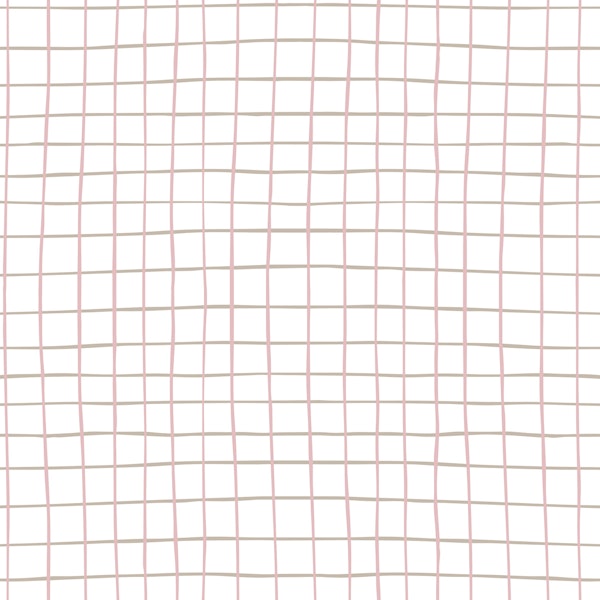 Rose and Beige Pastel Grid