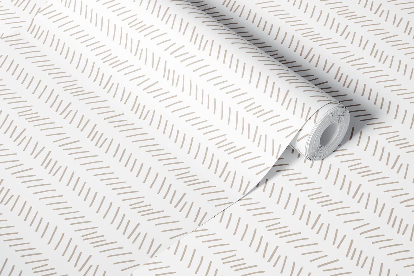 Natural Lines Beige wallpaper roll