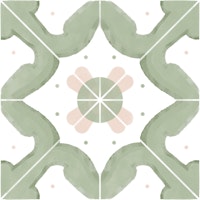 Classic Sage Kitchen Tiles tapeta