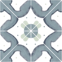 Classic Blue Kitchen Tiles tapeta