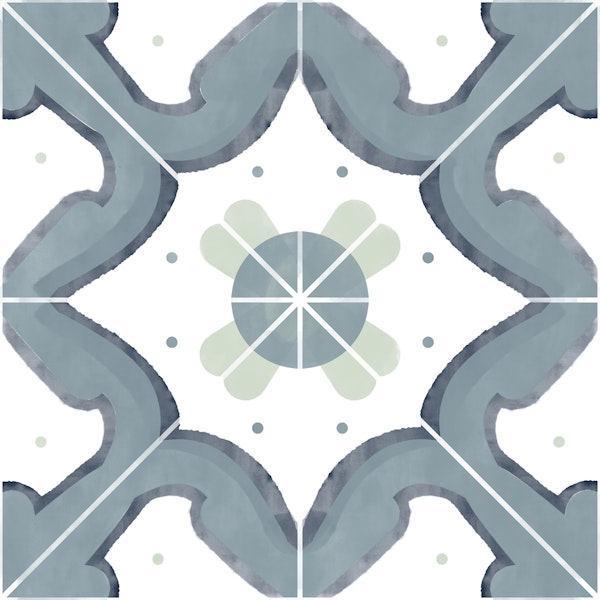 Classic Blue Kitchen Tiles