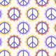 Peace Flowers Colorful Pattern