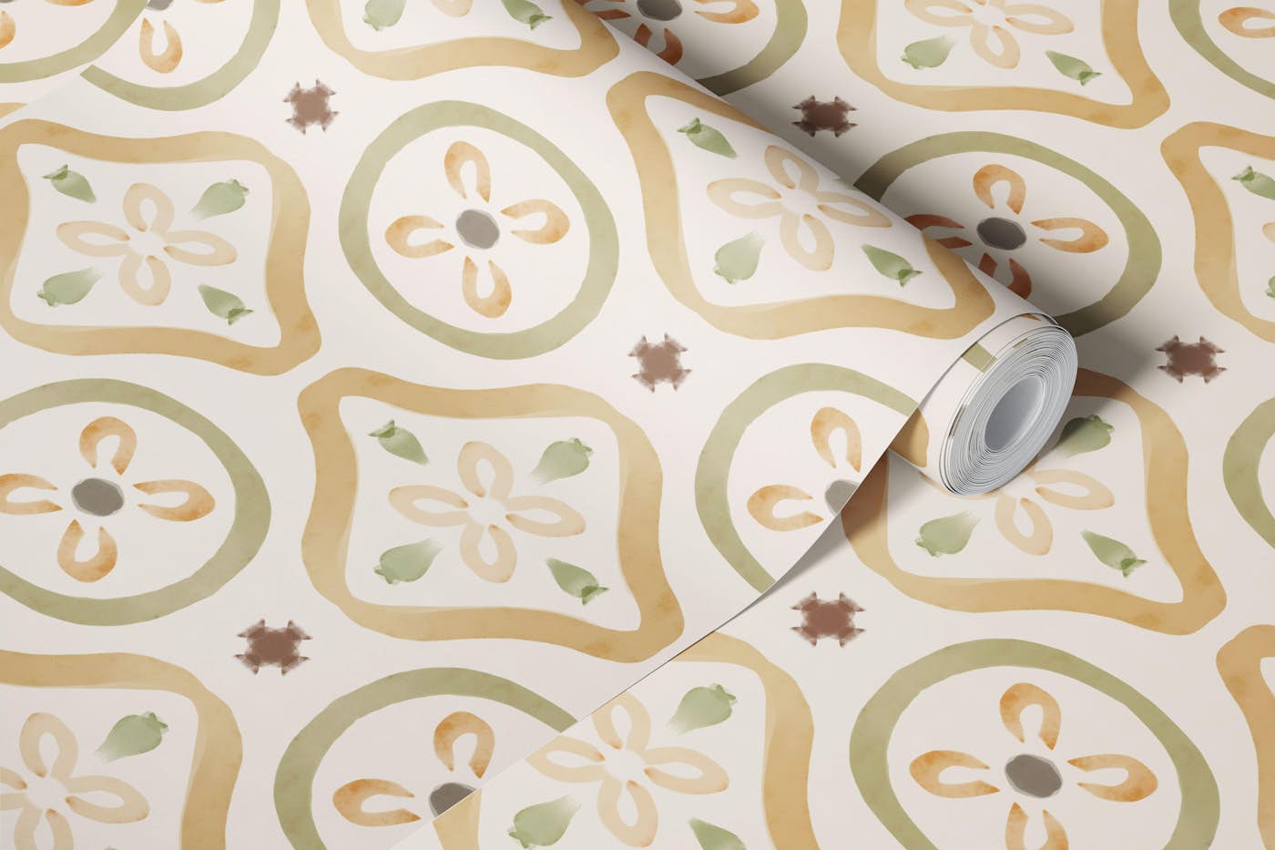 Classic Italian Decor Muted wallpaper roll