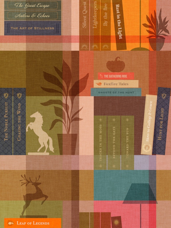 Heritage Plaid Country Library