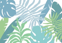 Tropical Leaf Serenity wallpaper