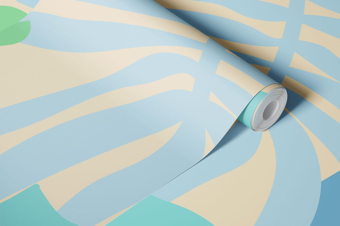 Calming Leaf Retreat wallpaper roll