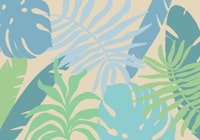 Calming Leaf Retreat wallpaper