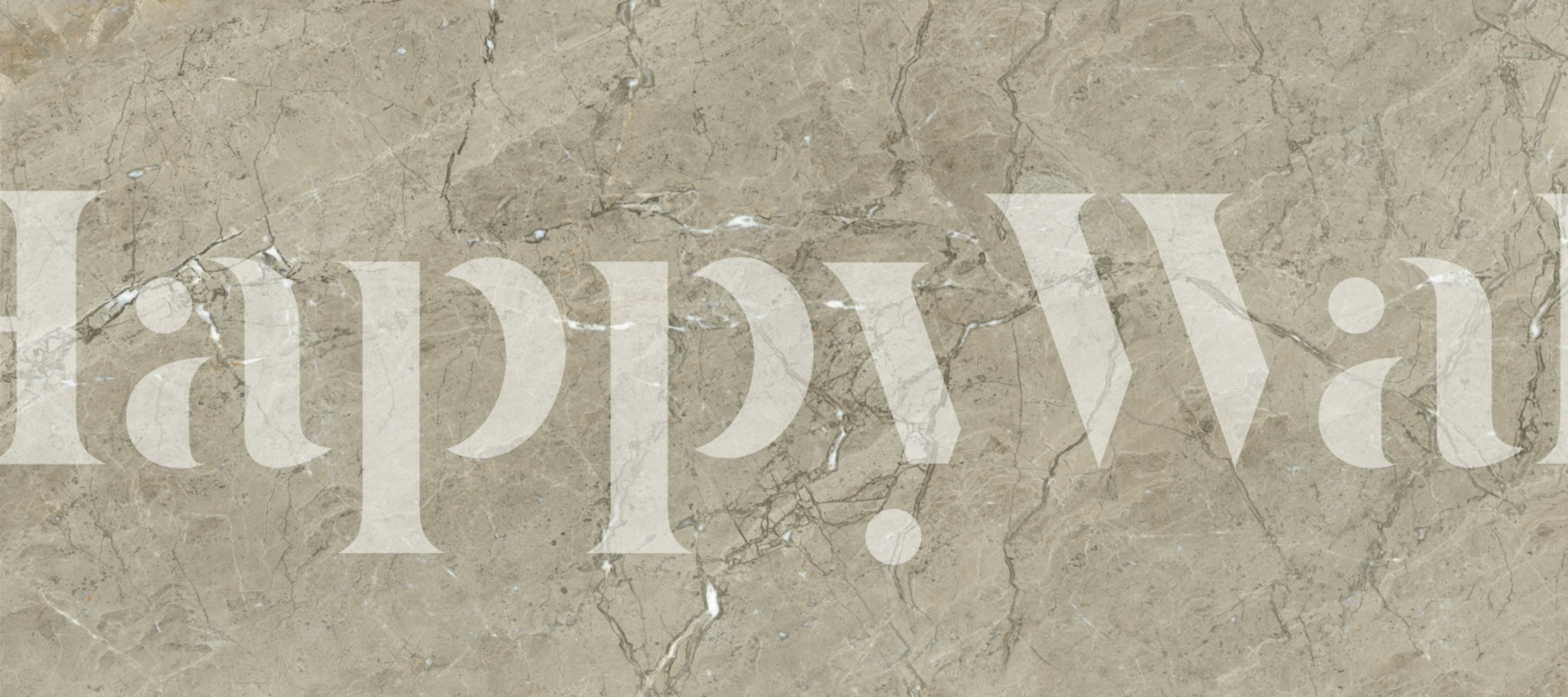 Elegant Marble Finish wallpaper in een kamer