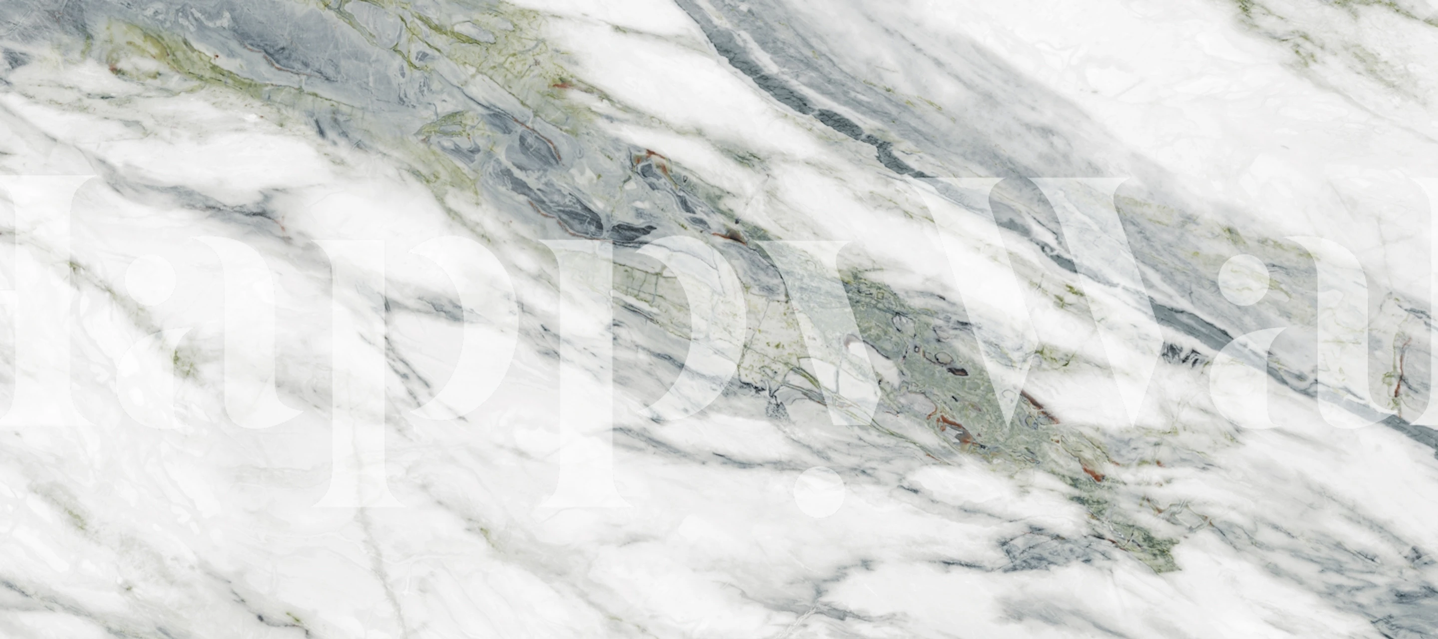 White marble tapet i ett rum