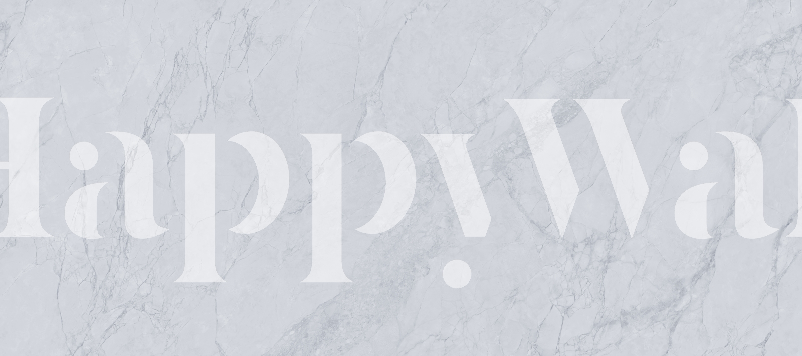 Carrara Marble Stone-tapet i et rom