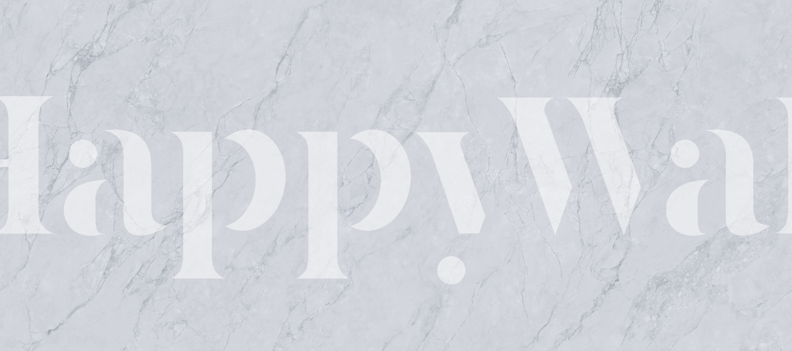 Italian Bianco Bianco Marble wallpaper in a room