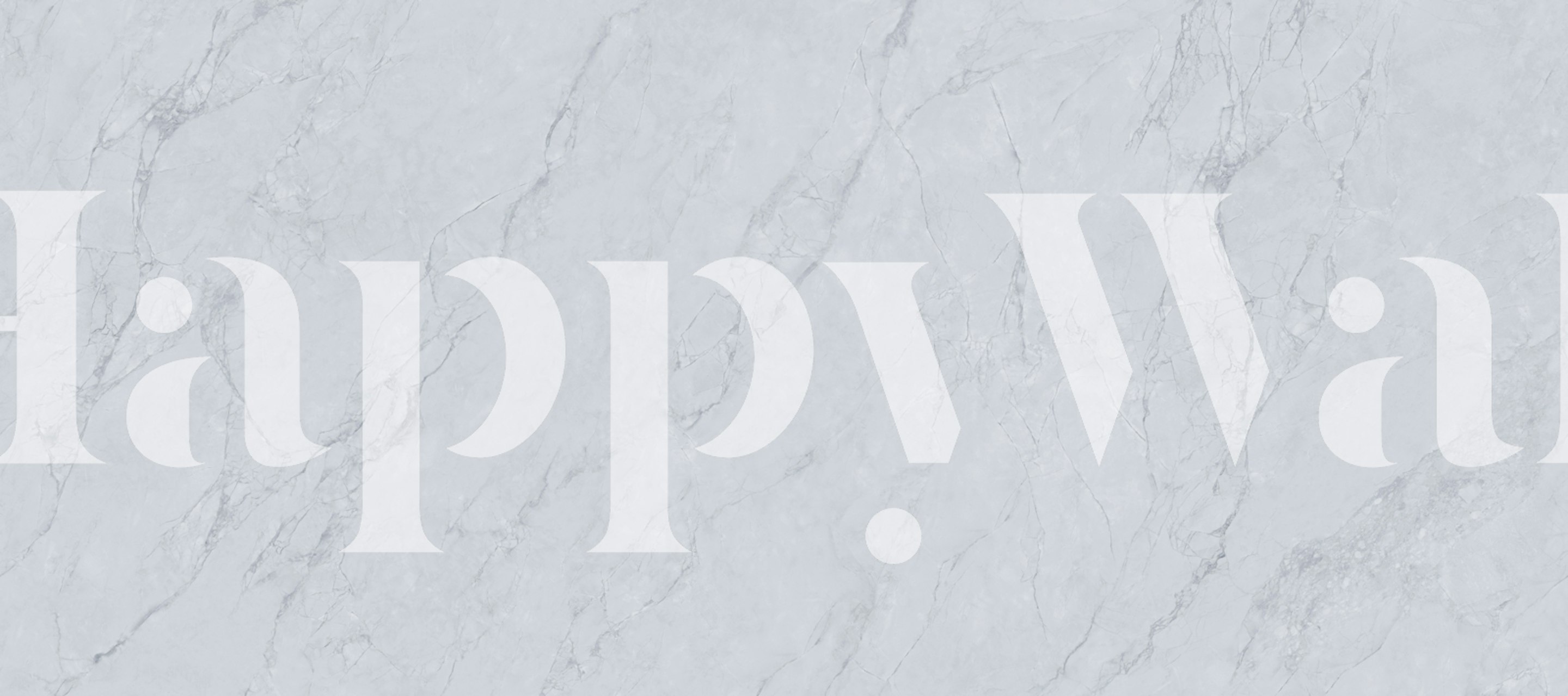 Italian Bianco Bianco Marble wallpaper in a room