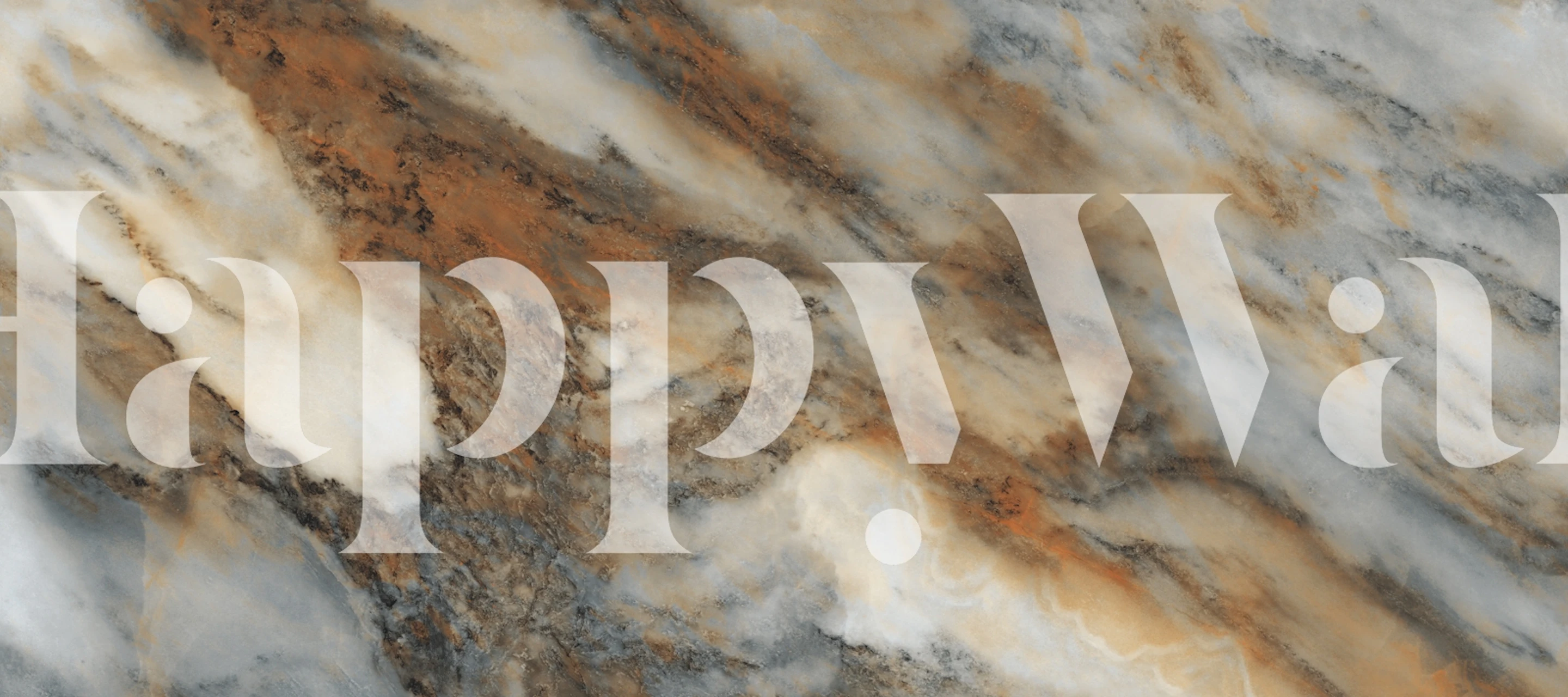 Papier peint Exotic Marble Stone dans une pièce