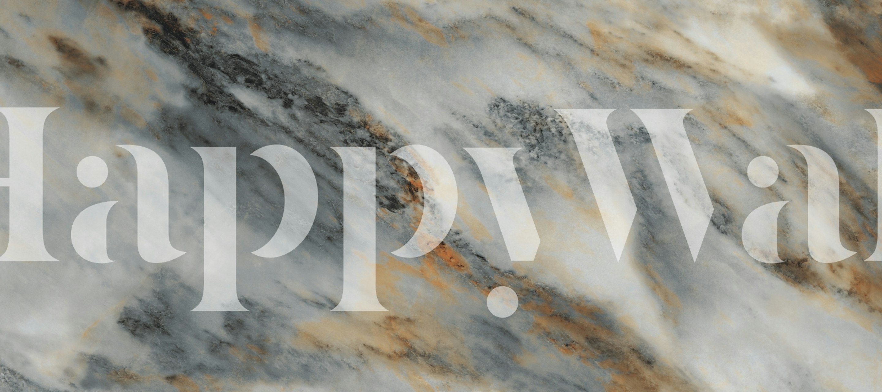 Natural granite rustic stone wallpaper in room