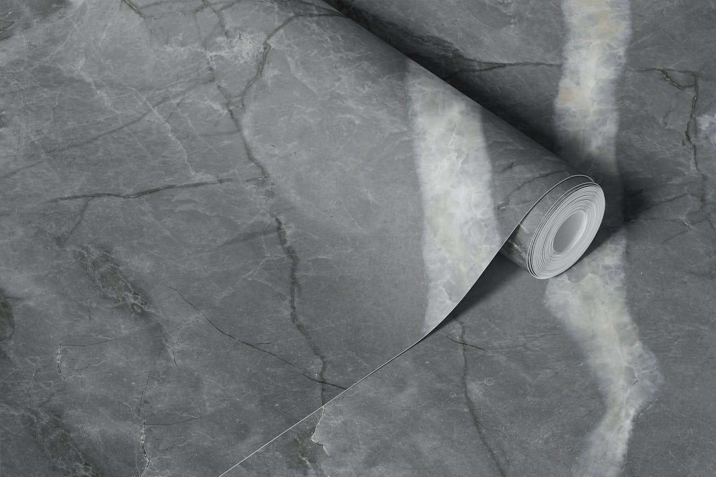 Pietra Grey Marble Stone wallpaper roll
