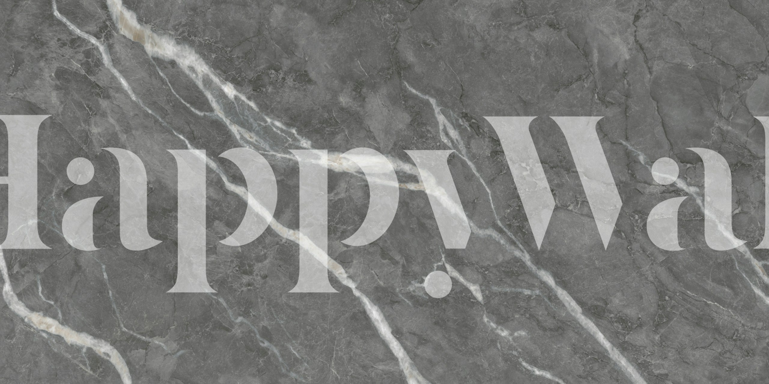 Grijze marmersteen wallpaper in een kamer