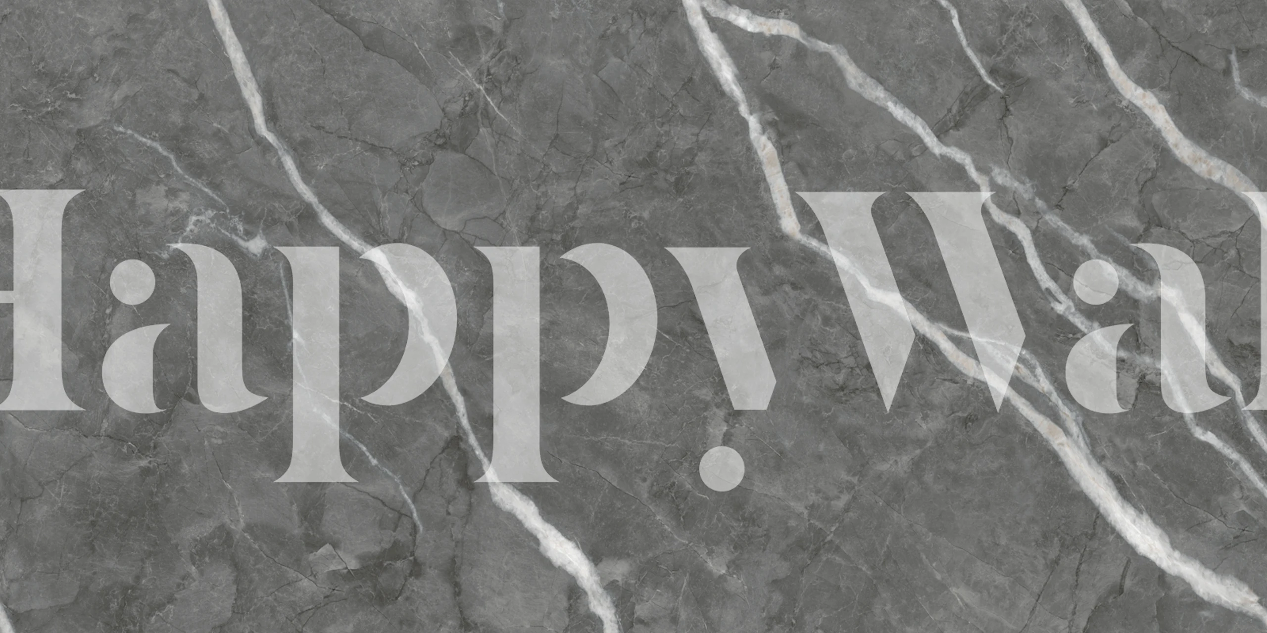 Pietra Grey Granite wallpaper in a room