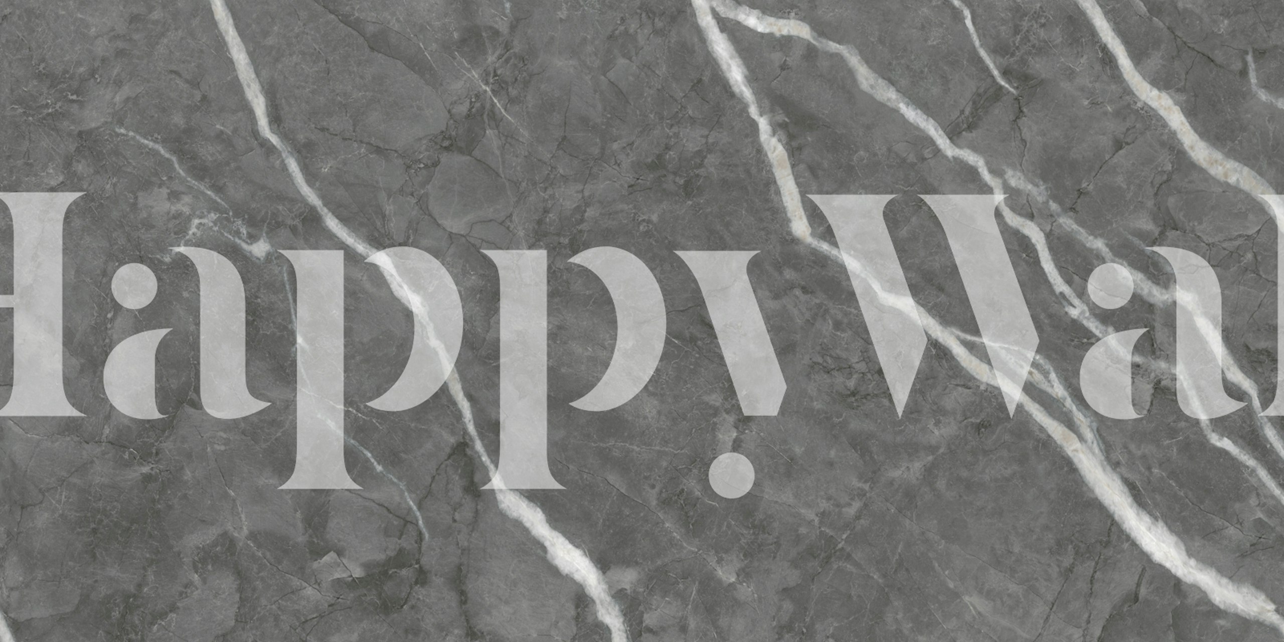 Pietra Grey Granite wallpaper in a room