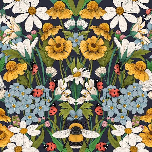 Springtime Garden Buzz