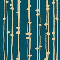 Boho Jewel Tone Stripes Retro Teal wallpaper