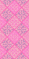 Dahlia Diamonds Boho Floral Tile Fuchsia Pink tapete