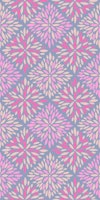 Dahlia Diamonds Boho Floral Tile Lavender tapete