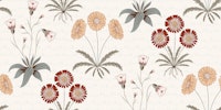 Rustic Blossoms Delight Medium wallpaper