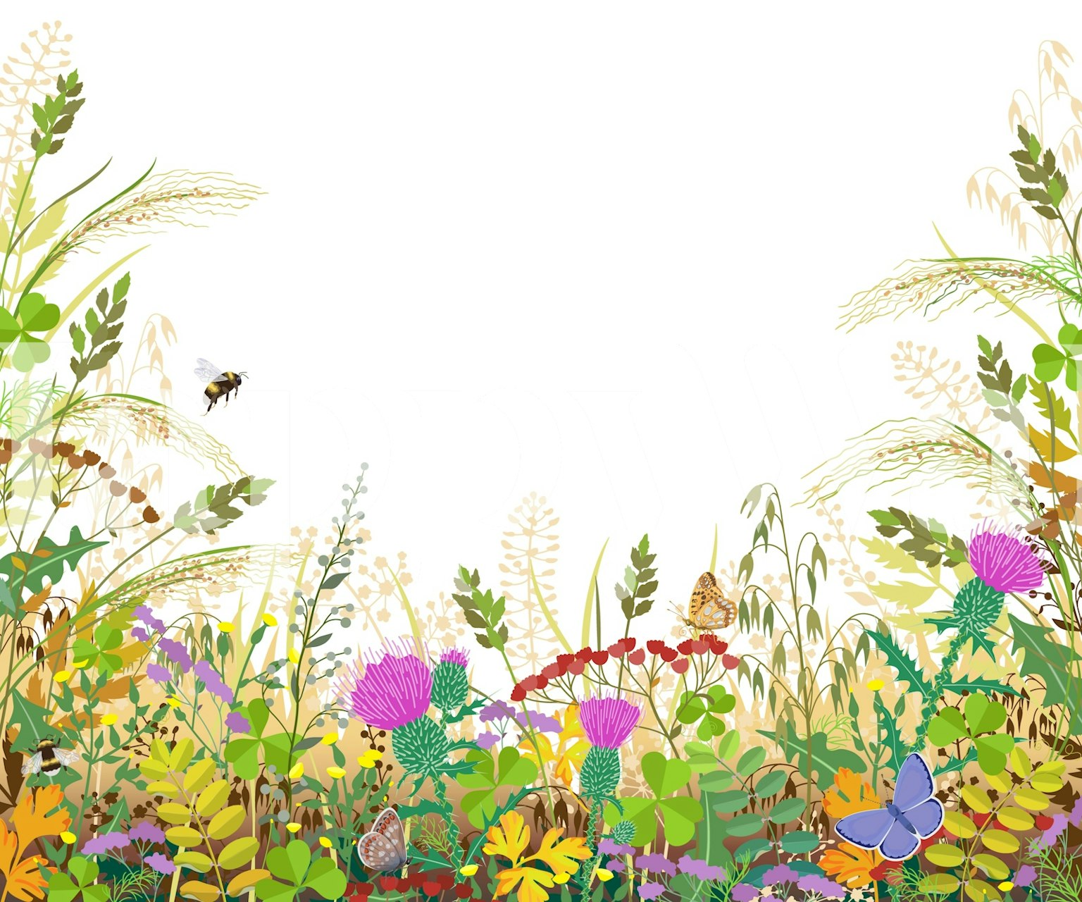 Tapeta Vibrant Floral w aranżacji pokoju.