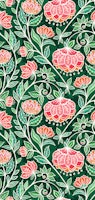 Jewel Toned Chintz in Emerald and Ruby Small wallpaper