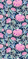 Chintz in Pink Purple and Blue Green Small wallpaper