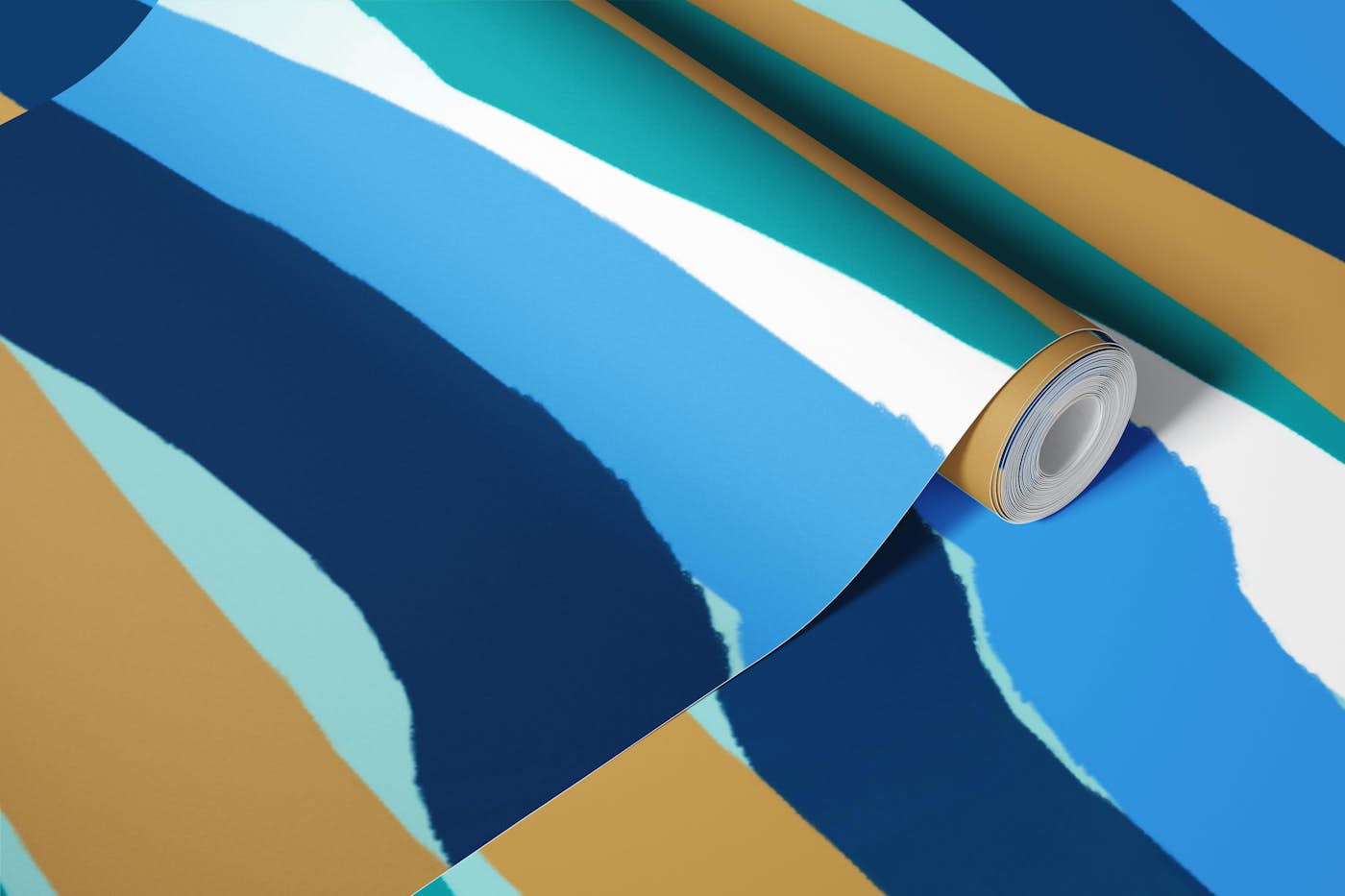Coastal Waves Horizon wallpaper roll