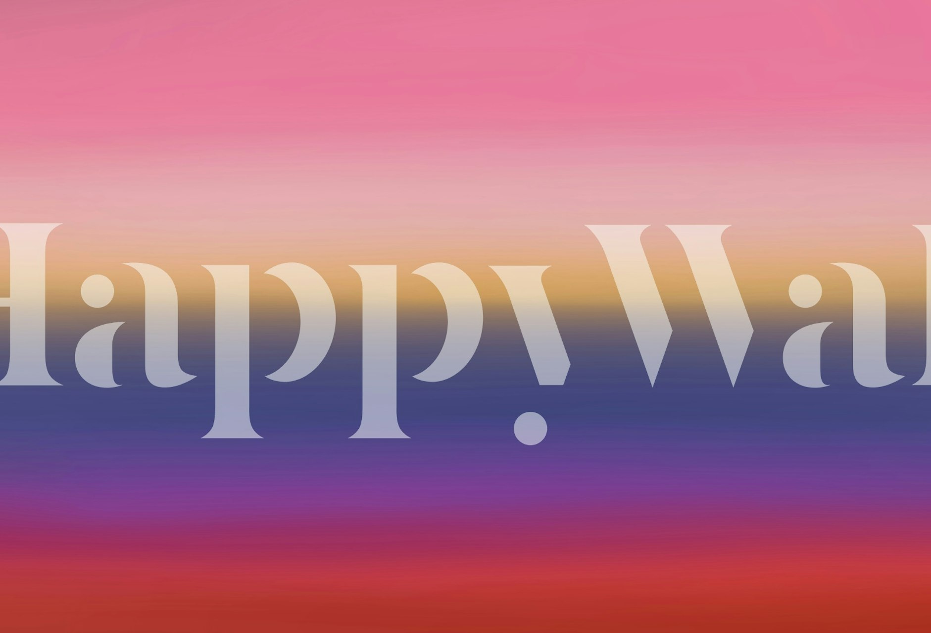 Sunset Gradient Harmony-tapet i ett rum