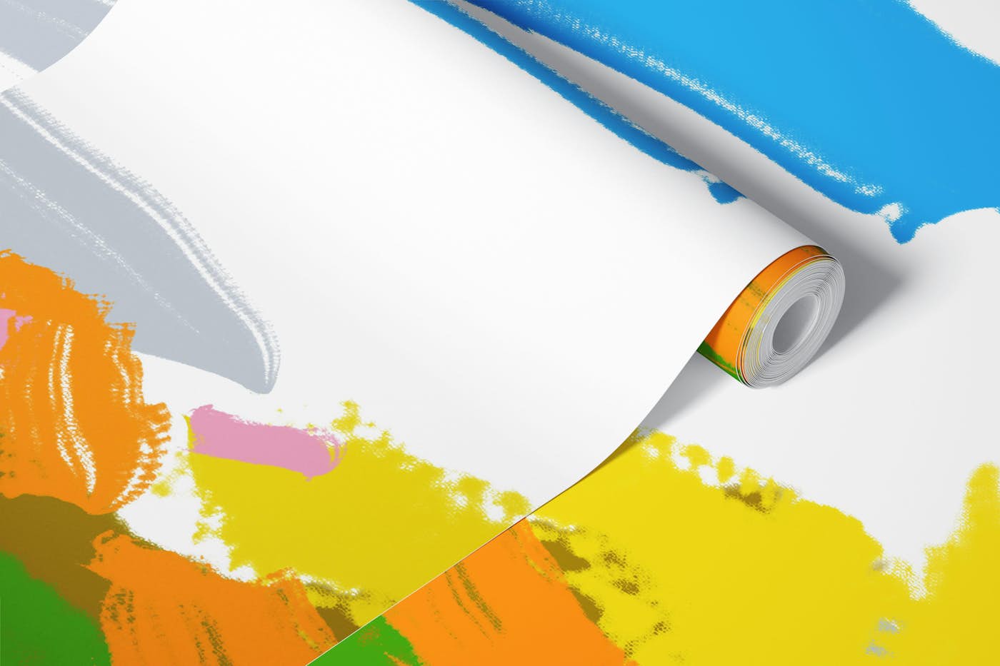 Colorful Sky Brushstrokes wallpaper roll