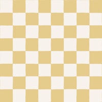 Retro Checkerboard Squares - Butter Yellow behang