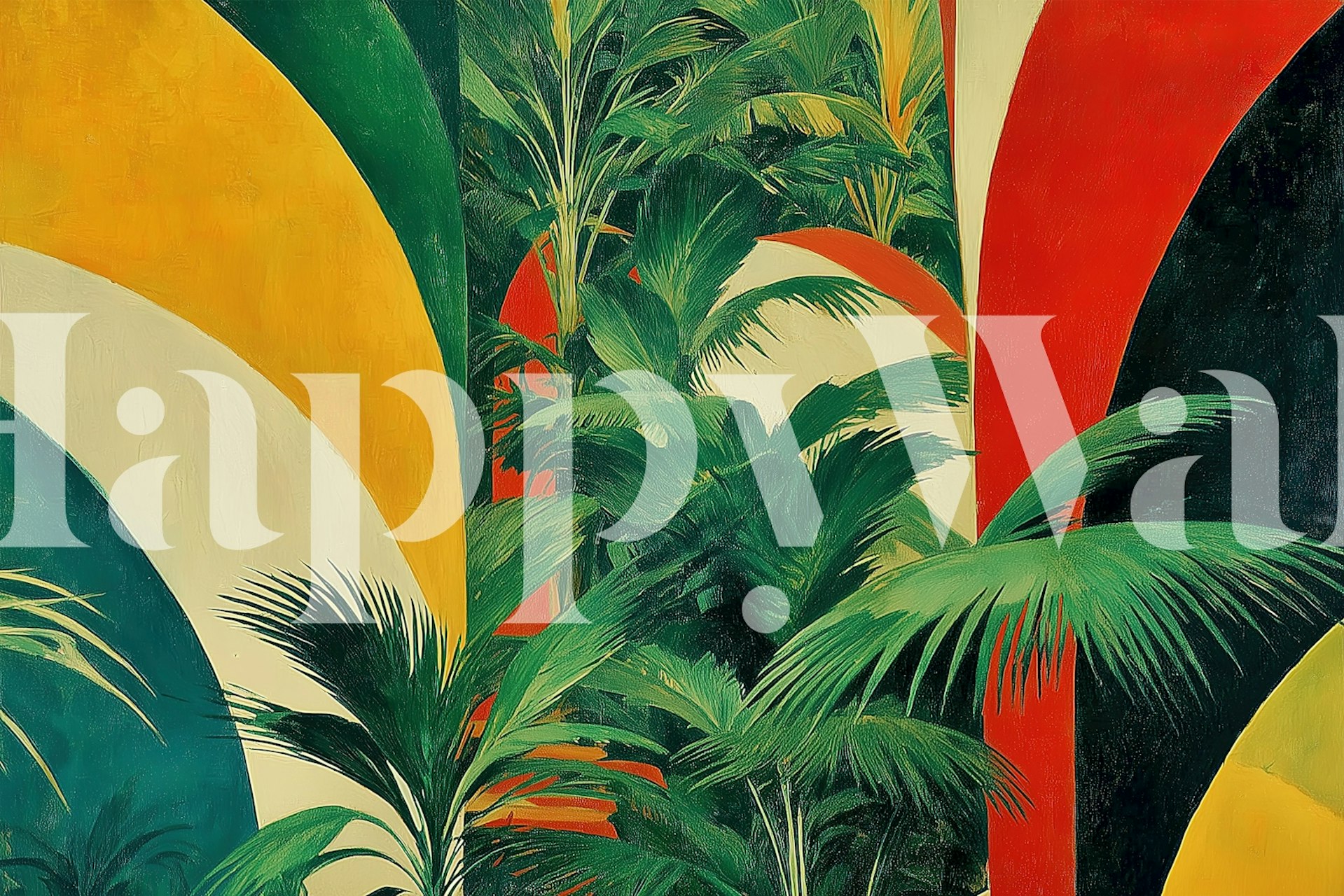 Brazilian Urban Jungle wallpaper in a room