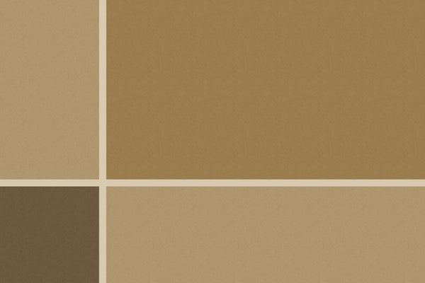 Geometric Color Block – Brown & Beige