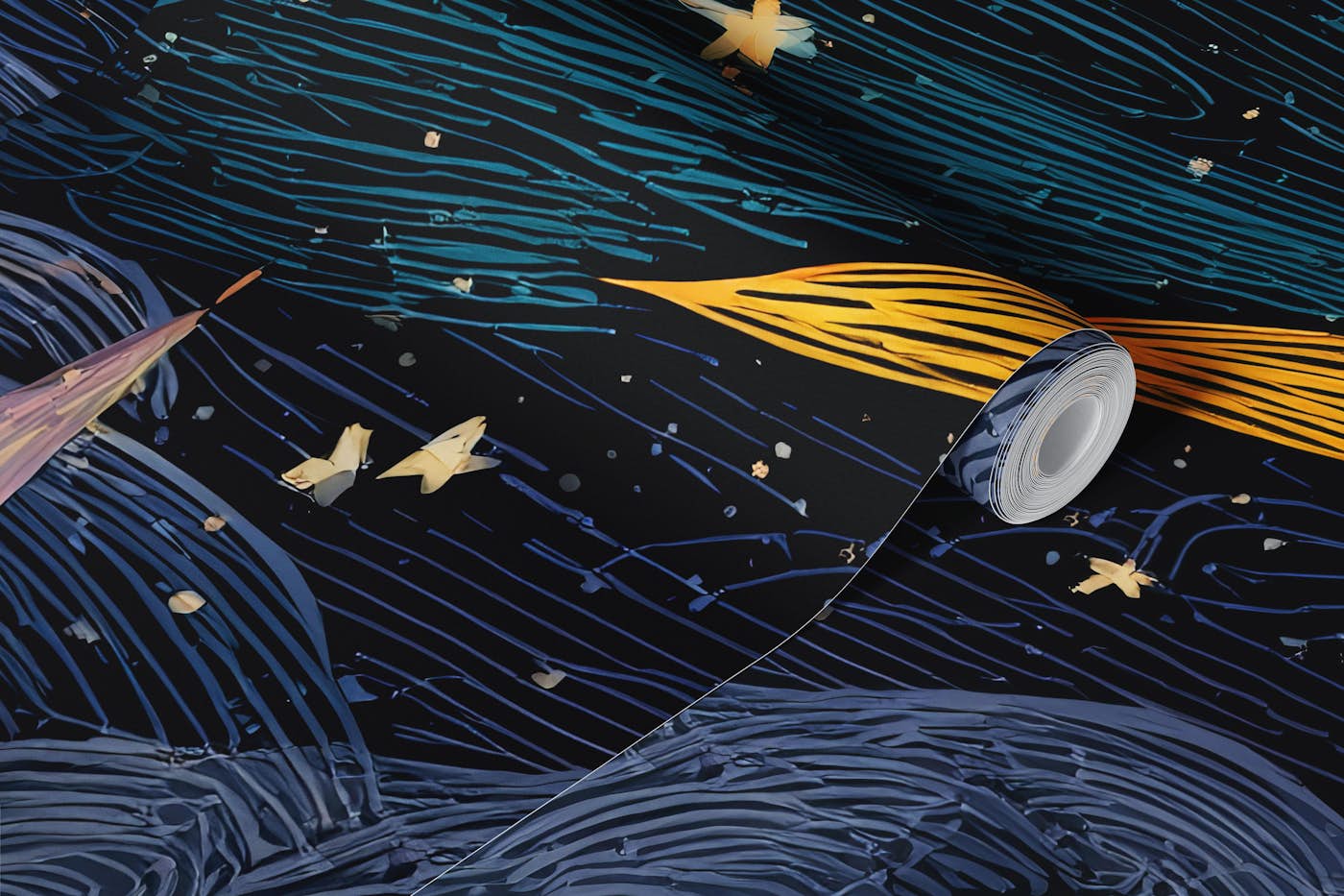 Cosmic Adventures Unveiled wallpaper roll