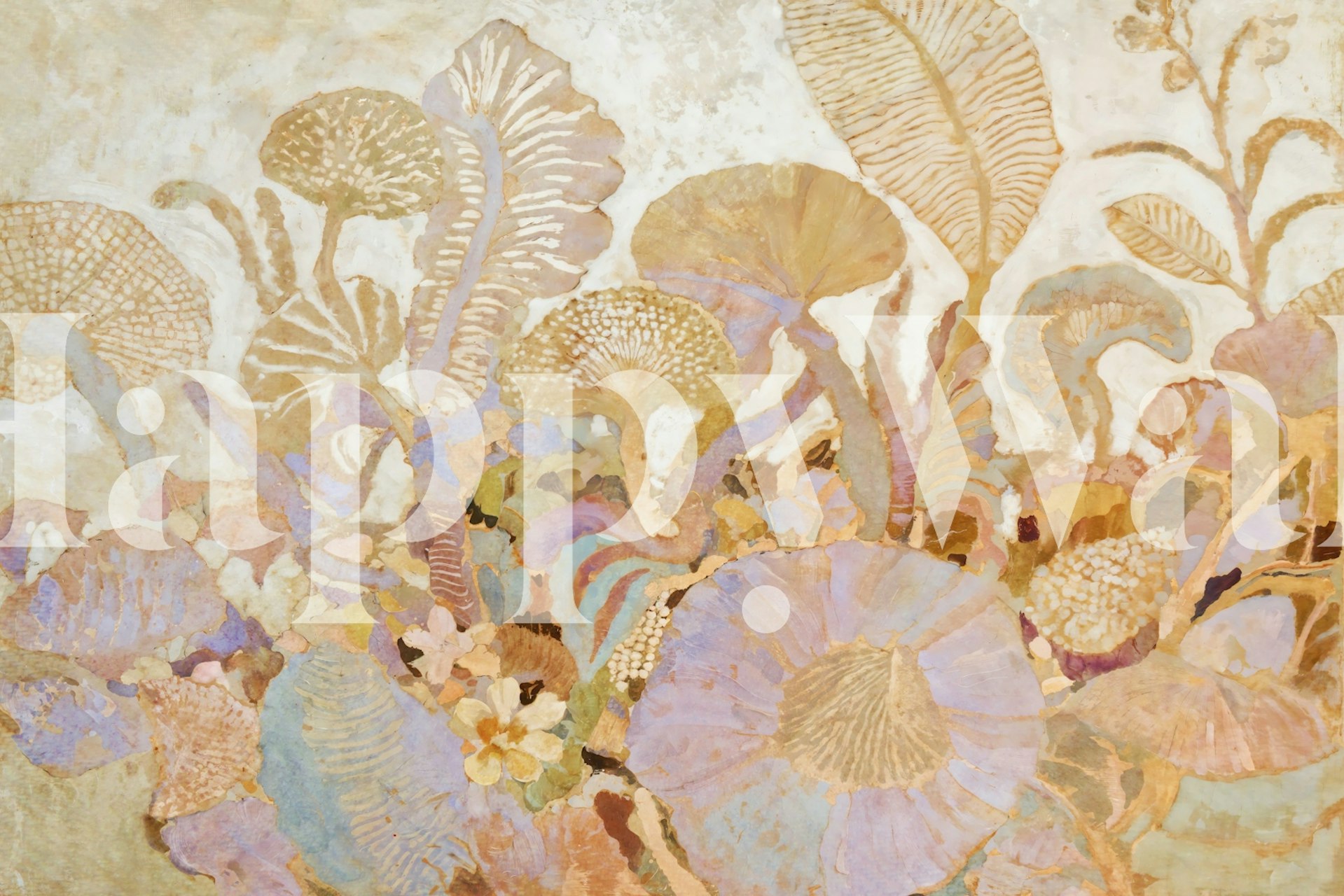 Mystical Garden Fantasy-tapet i et moderne rum