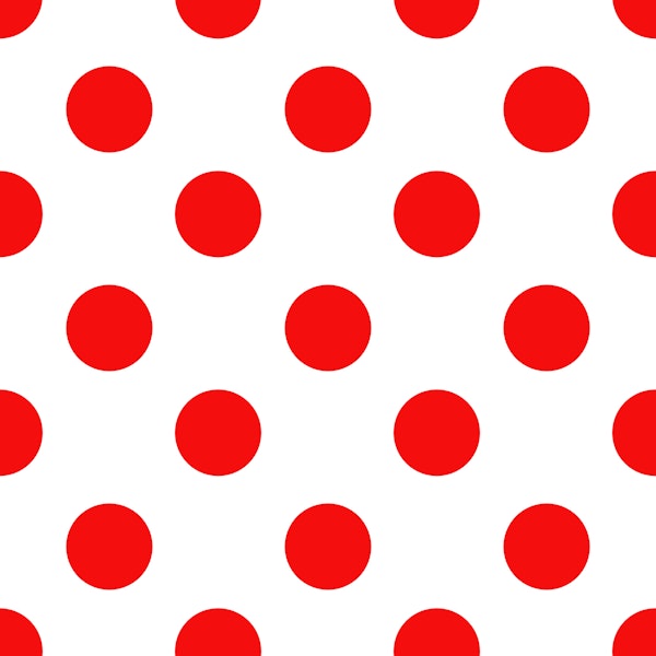 Polka dots big mama red