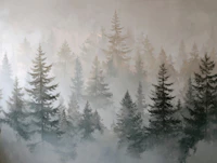 Mystic Forest View tapete