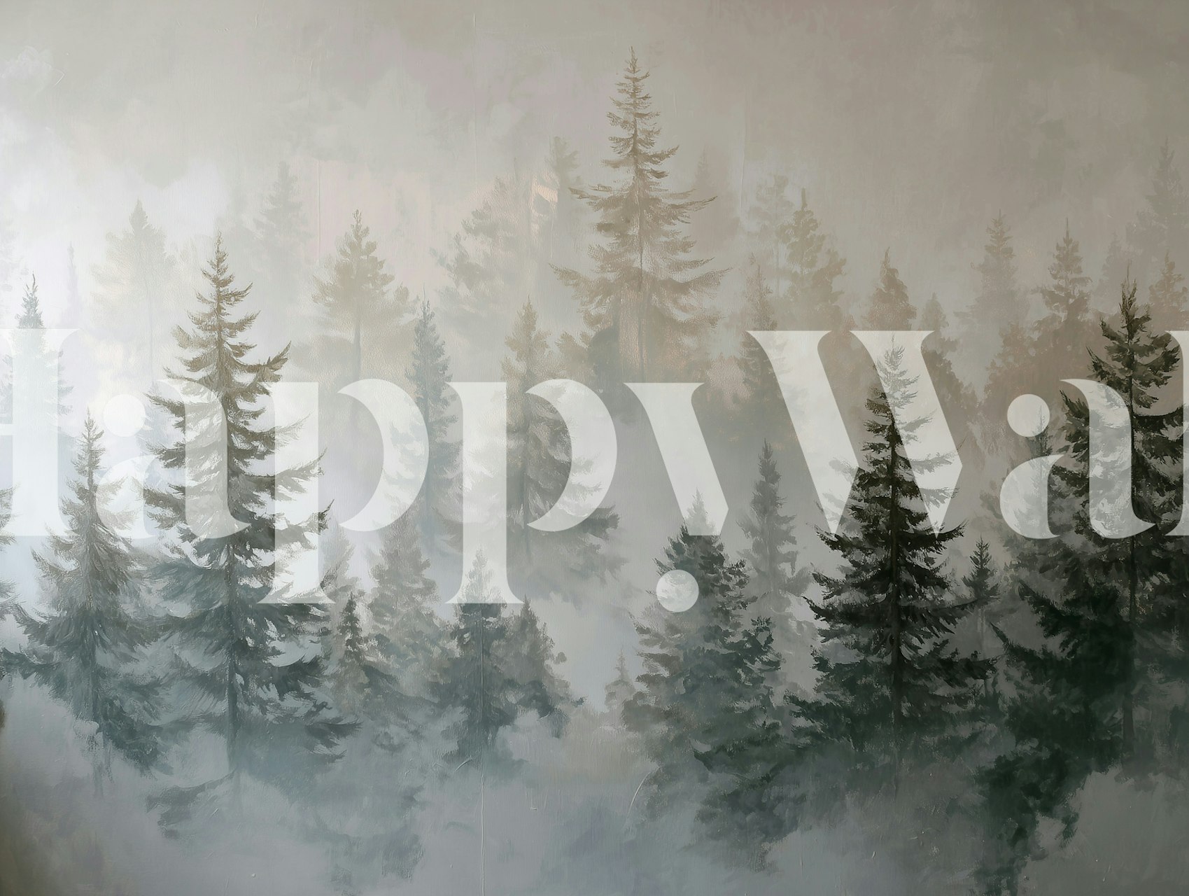 Papier peint Mystic Forest View dans une pièce