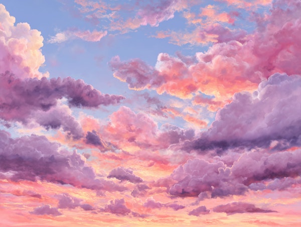 Pastel Cloud Serenity