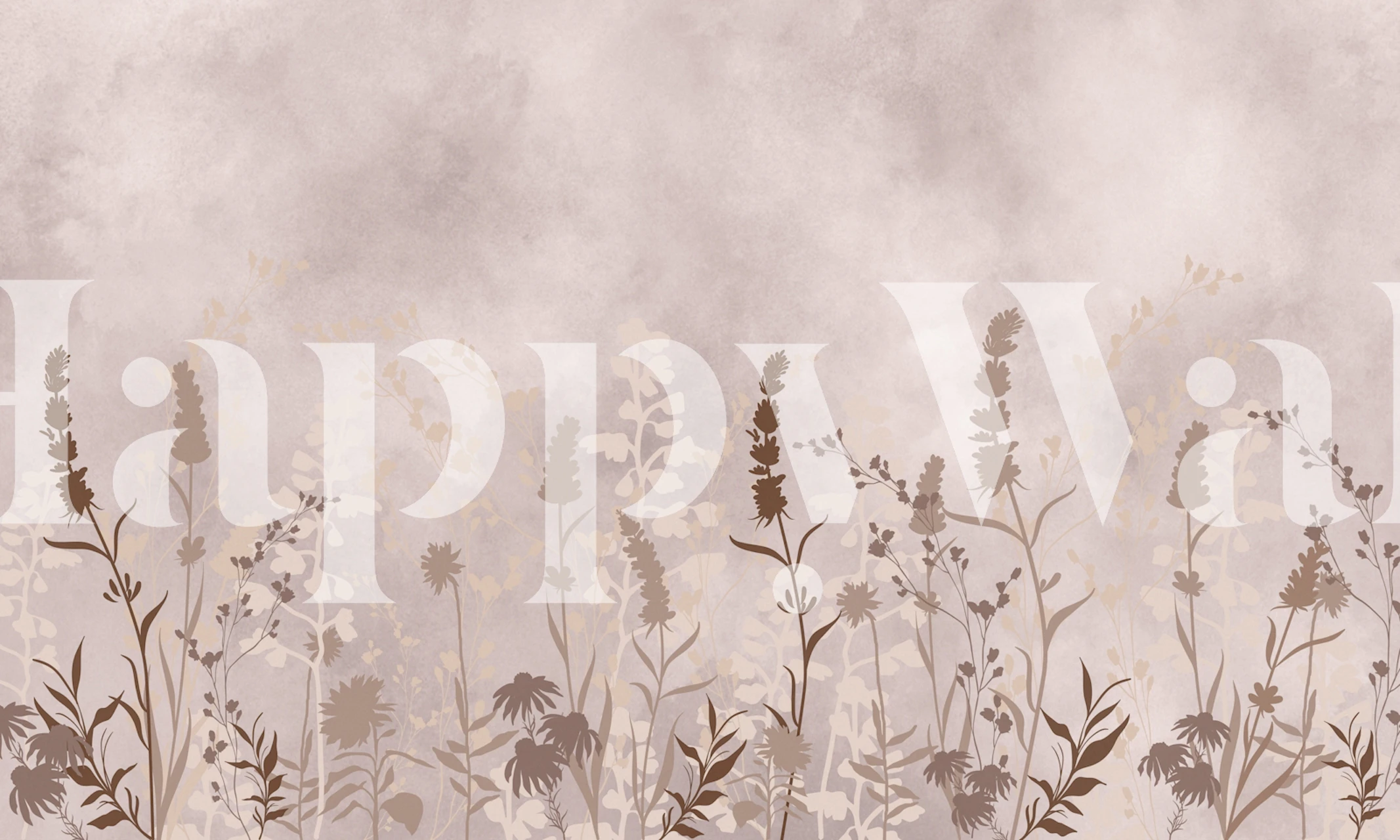 Botanička tapeta u stylish sobi